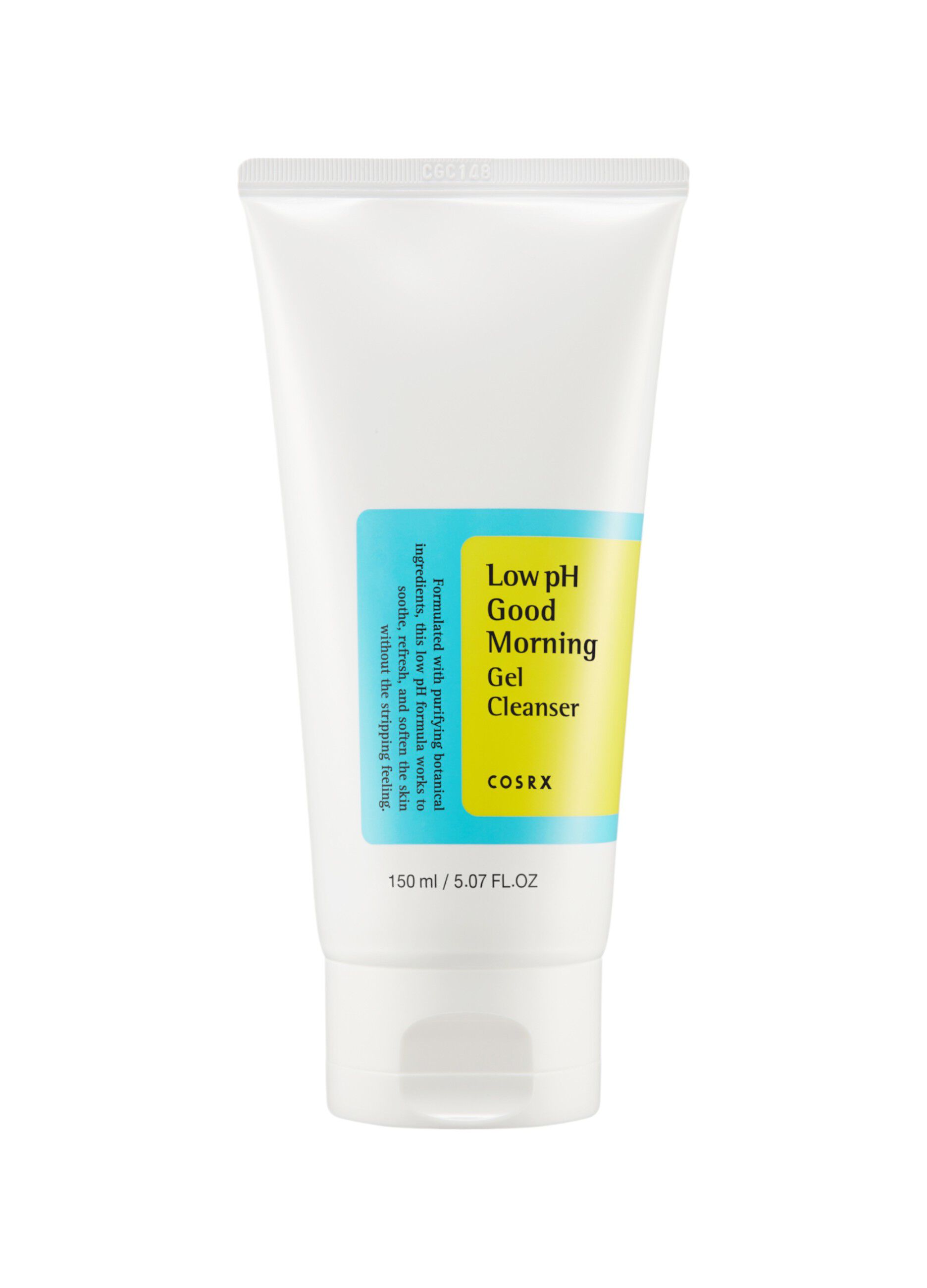COSRX Low pH Good Morning Gel Cleanser white tube