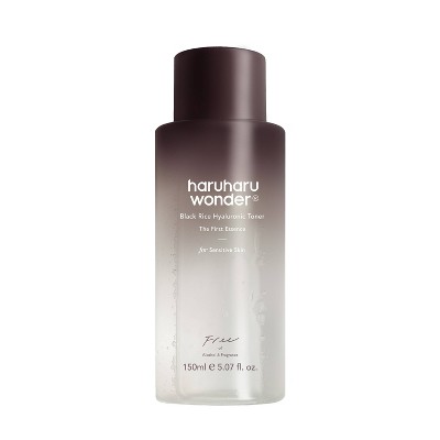 Haruharu Wonder Black Rice Hyaluronic Toner fragrance-free bottle