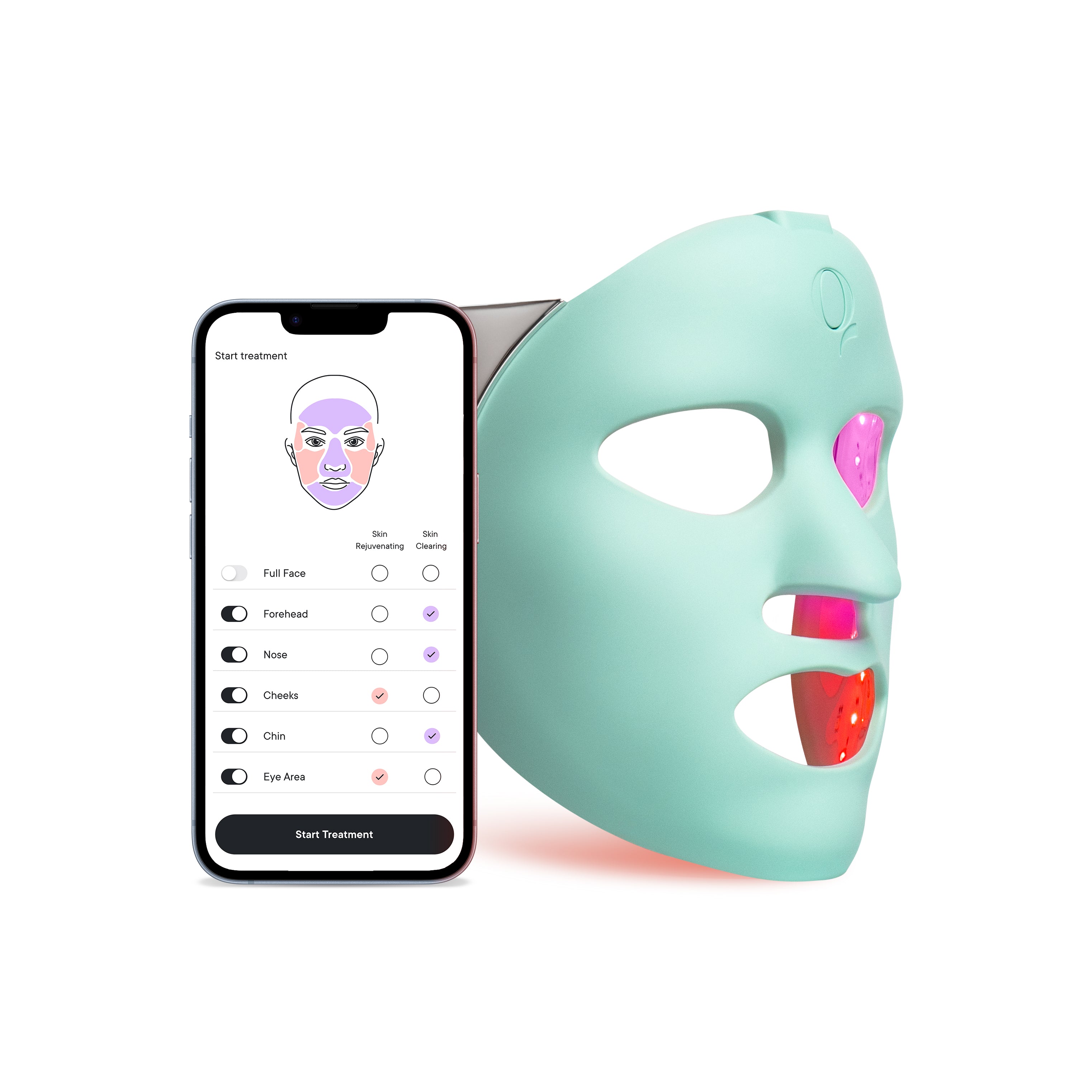 Qure Q-Rejuvalight Pro LED face mask