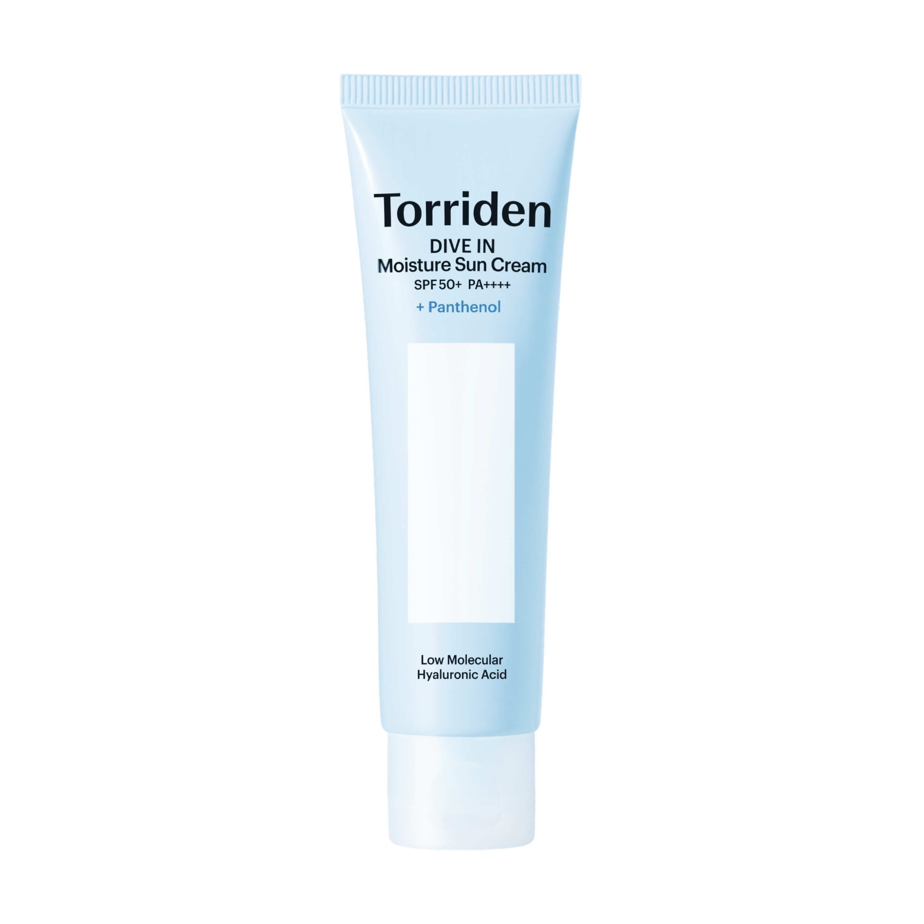 Torriden DIVE-IN Moisture Sun Cream pale blue tube